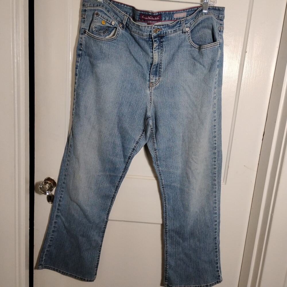 Ladies Gloria Vanderbilt Jeans Long Wide Leg